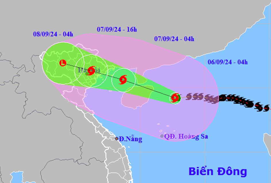 THÔNG BÁO KHẨN PHÒNG CHỐNG BÃO SỐ 3 (YAGI) - CÔNG TY ITC