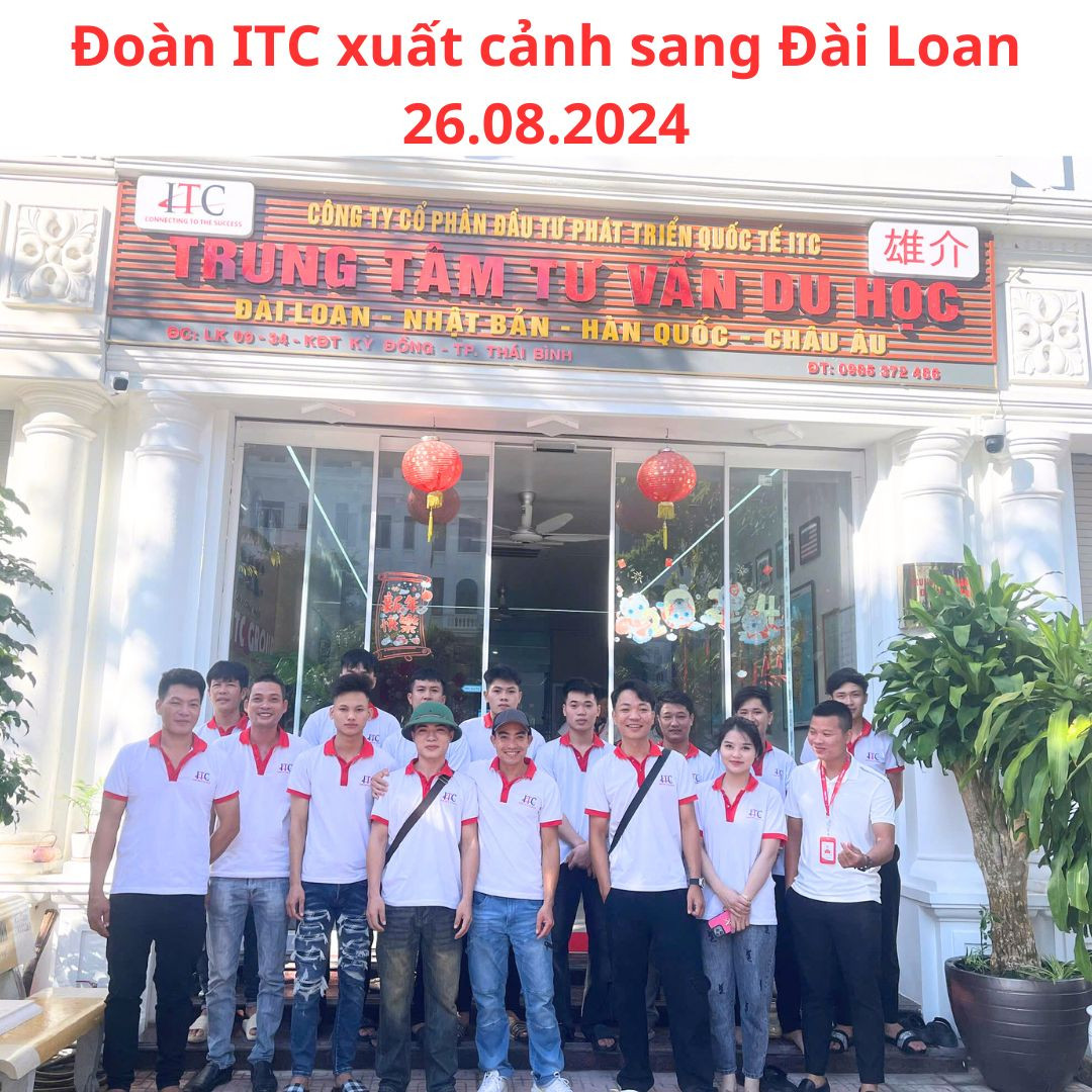 [Xuất cảnh] Cập nhật đoàn bay ngày 26.08.2024 sang Cao Hùng Đài Loan