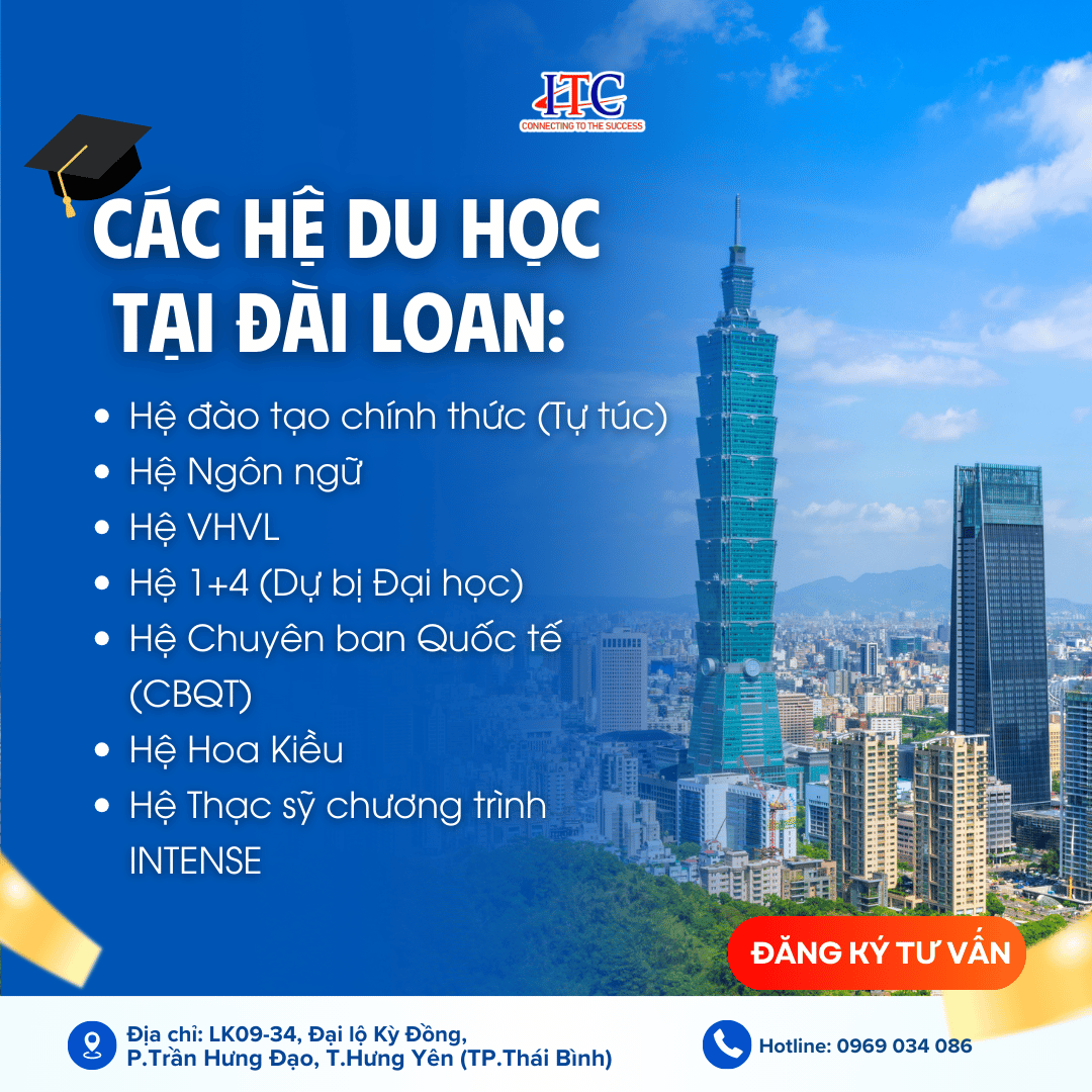Du Học Đài Loan 2025 - Khám Phá Các Hệ Du Học Tại Đài Loan