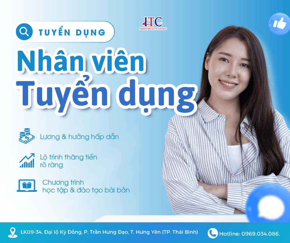 GIA NHẬP ITC NGAY HÔM NAY - TUYỂN GẤP NHÂN VIÊN TUYỂN DỤNG DU HỌC QUỐC TẾ