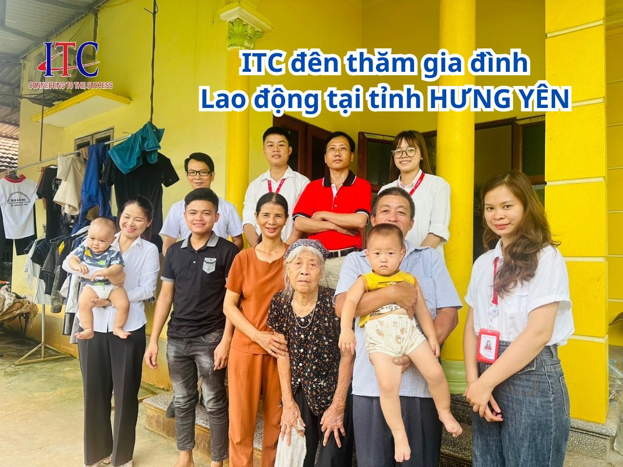 [Hoạt động] ITC đến thăm học viên xklđ Đỗ Văn Biển nhà máy Hải Quang tại quê nhà Hưng Yên 01/07/2024