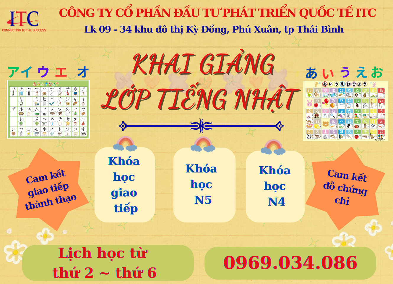 Khai giảng lớp tiếng Nhật 