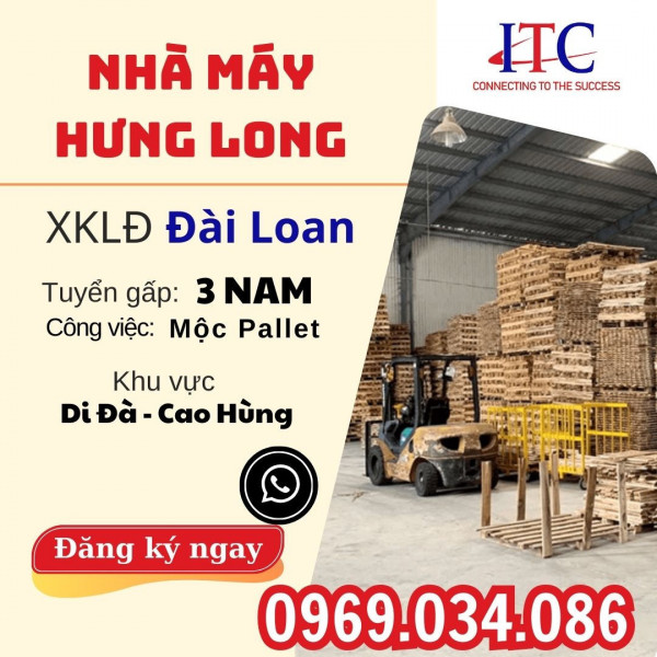 NHÀ MÁY MỘC PALLET HƯNG LONG KHU DI ĐÀ - CAO HÙNG