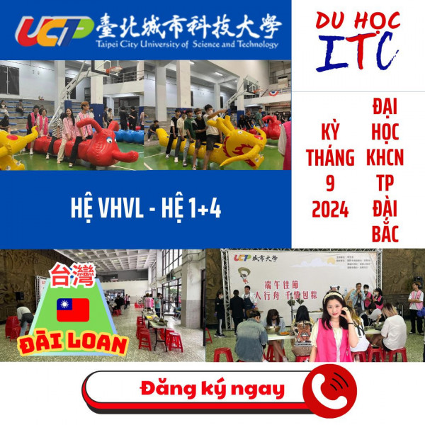 ĐẠI HỌC KHCN TP ĐÀI BẮC HỆ 1+4 VÀ VHVL