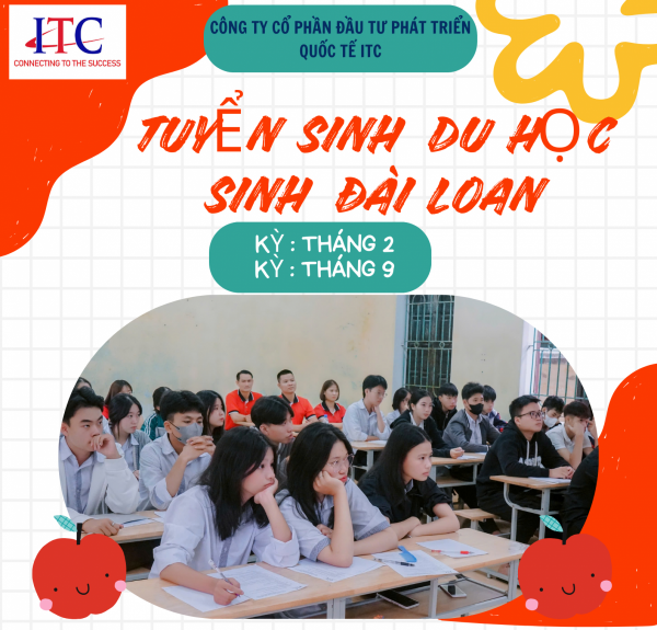 TUYỂN SINH DU HỌC SINH ĐÀI LOAN 2025